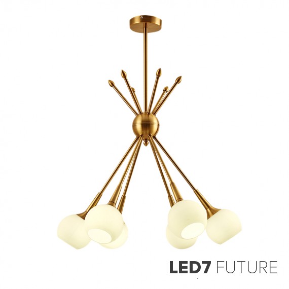 Mid Century Modern Chandeliers - Mobile Chandelier 6 Light